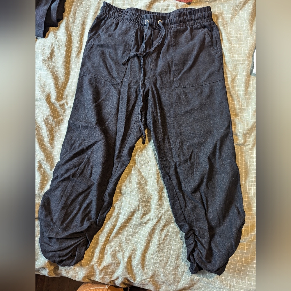 Jules & Leopold linen blend joggers